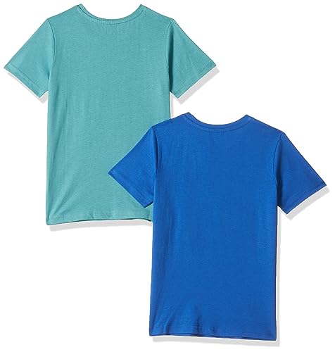 Image of Amazon Brand - Symbol Graphic Regular Fit Boys 100% Cotton Printed Half Sleeves T-Shirt | Age 2-16 Years