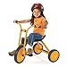 Angeles MyRider Midi Trike Bike, Yellow – Perfect for Beginning Riders Ages 3+, Encourages Active Play, Supports Up to 70lbs., Durable Design, Built-In Safety Features, Comfortable Ride, Solid Tires