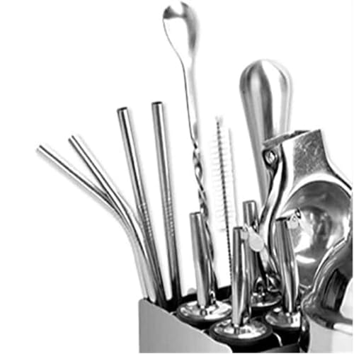 Set de Coctelera Profesional de Acero Inoxidable 18 Piezas miniatura 4