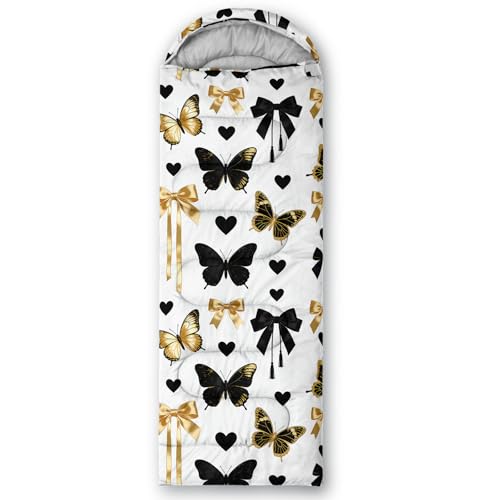 Image of QOOMO Camping Sleeping Bags,3 Season Warm & Cool Weather,Lightweight,Waterproof Sleeping Bags for Adults & Kids,Traveling,and Outdoors,Camping Gear Equipment