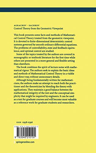 Control Theory from the Geometric Viewpoint: 87