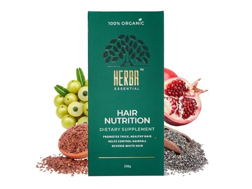 Image of Hair Nutrition Supplement100% Organic | Hair Fall Control & White Hair Reversal - 250g