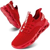 [XXG] スニーカー メンズ レディース スポーツシューズ ランニング ジョギング ウォーキング トレーニング 軽量 通気性 快適 滑り止め スリッポン 運動靴 レッド 26.0 cm