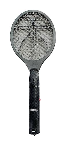 Bug Zapper Battery operated Electric Fly Swatter Racket for Flies, Mosquitos, Wasps and other Insects - Ideal for Indoor and Outdoor Use (x1)