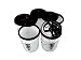 Bucket Kit, Five Natural (translucent) 5 Gallon 90 mil Buckets with Black Gamma Seal Lids