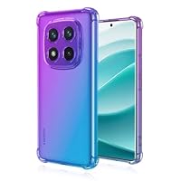 Custodia GOKEN Per Xiaomi Poco M5 4G – Silicone TPU A Gradiente Viola/Blu – Antiurto E Antiscivolo
