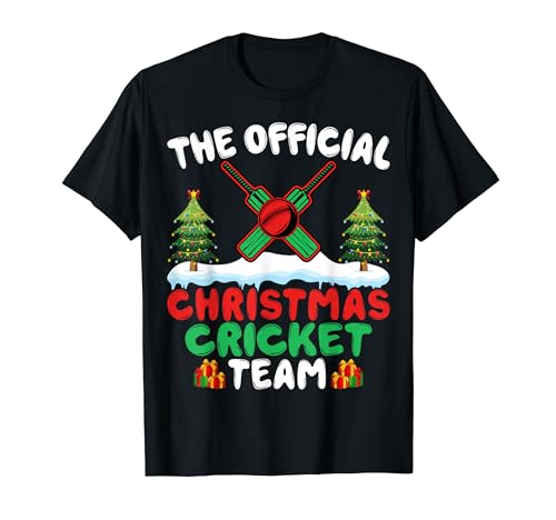 Xmas Cricket Lover - Funny Cricket Player Christmas Camiseta