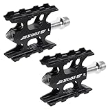 TOYANDONA Mountainbike Pedale aus Aluminium rutschfeste Plattformpedale mit...
