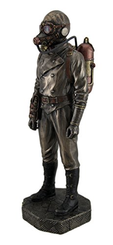 Steampunk Aeronaut Metallic Antique Bronze Finish Statue #TOP1