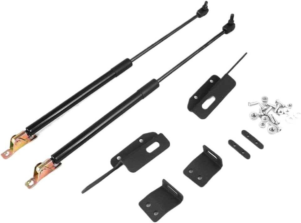 Front Hood Lift Support Kit Struts Bar Rods Assist Kit Compatible with JK Models 2011 2012 2013 2014 2015 2016 2017 2018