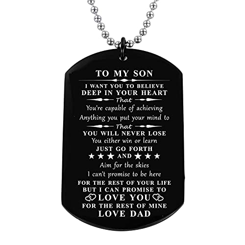 Jvvsci Dad Mom to Son �h�b�O�^�O I Want You to Believe Deep in Your Heart �C���X�s���[�V���i�����b�Z�[�W�y���_���g�l�b�N���X �L�[�`�F�[�� �a�����W���G���[ �j�̎q �e�B�[�������M�t�g
