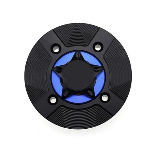 Bouchon de réservoir moto en aluminium CNC bleu pour Z650 et Z900 MZEER