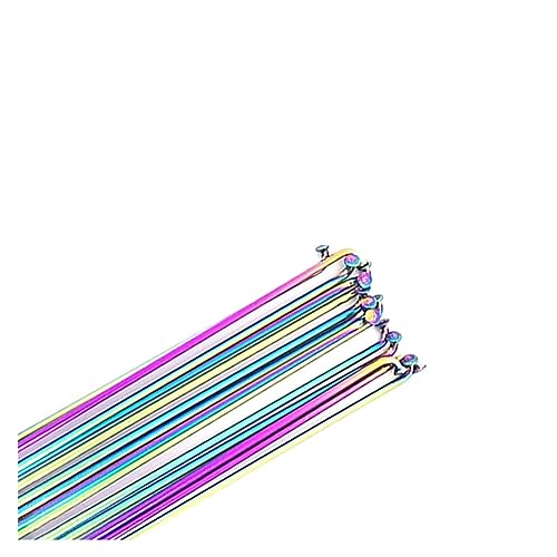Rayons de vélo acier inoxydable J-Bend 14G avec capuchon cuivre haute tension de 32 pièces