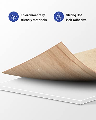 Image of Maple Edge Banding, 3 /4 inch X 50ft Roll Real Maple Wood Veneer Edging, Flexible Pre-glued Plywood Edge Banding Strips with Strong Hot Melt Adhesive Iron-on Edgebanding for Furniture Restoration