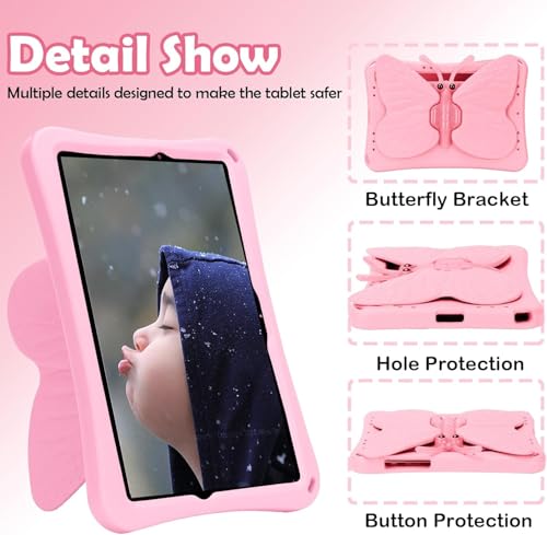 Housse de protection en mousse EVA avec support pour tablette Samsung A9