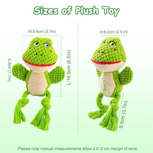 Juguete mordible de peluche TONYFY para perros pequeños miniatura 3