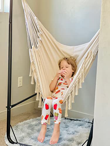 Yitahome MAYIH0009213MA Hammock Chair With Stand Heavy Duty With Hanging Swing Chair 330Lbs Indoor Outdoor Swing Stand thumb #1