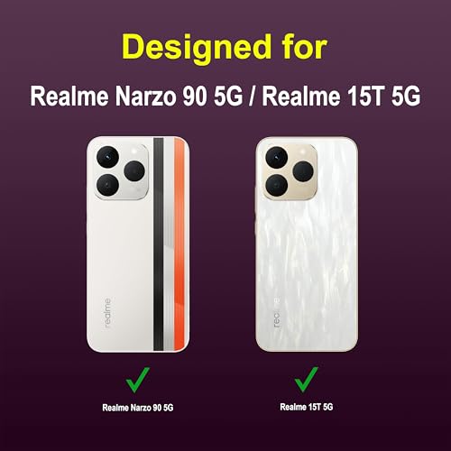 Image of Zapcase Back Case Cover for Realme Narzo 90 5G | Compatible for Realme Narzo 90 5G Back Cover | Liquid Silicon Magic Case for with Camera Protection | Lavender