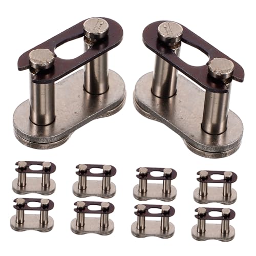 GRIRIW 10pcs Motorcycle Chain Buckle Bike Chain Connector Links Heavy Duty Easy Install Reliable Performance