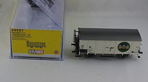 Preisvergleich Produktbild BRAWA 49087 Güterwagen G10 DR Feldschlösschen