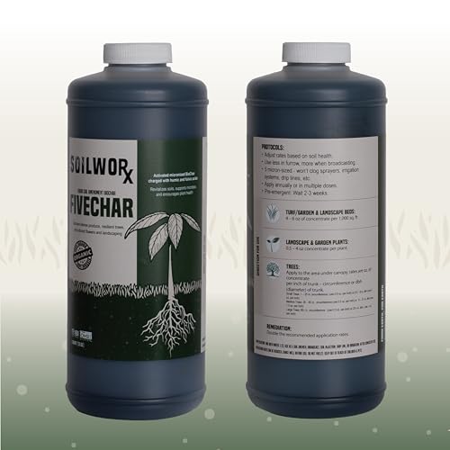 OMRI Listed Liquid Biochar with Humates, 32 oz (Quart)