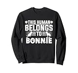 Dog Name Bonnie Gift Belongs To Pet Dog Bonnie Sweatshirt