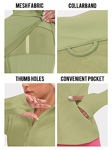 Vutru Women's Workout Yoga Jacket Full Zip Running Track Jacket #TOP5