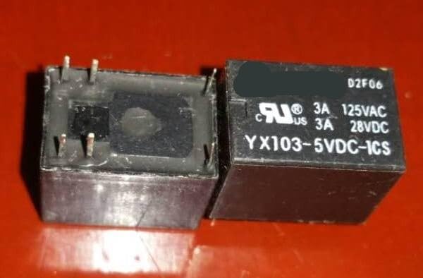 Relais 6 broches YX103-5VDC-1CS mini composant électronique 4100 12V 24V