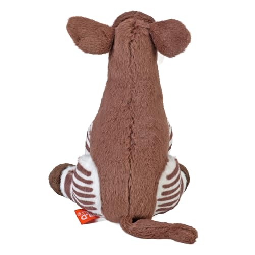 Okapi en peluche Wild Republic 15 cm doudou écologique - 4