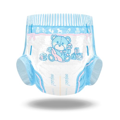 Image of Littleforbig Adult Printed Diaper 10 Pieces - Potty Pants (X-Large 48 inch-56 inch)