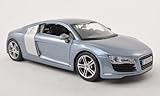  Audi R8, met.-grau , Modellauto, Fertigmodell, Maisto 1:24