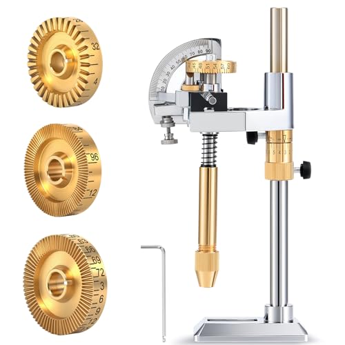 Mxmoonant Angle Manipulator for Gem Faceting Machine, 32/64/72/96 Index Wheels, High Precision Jade Jewelry Polishing Handle