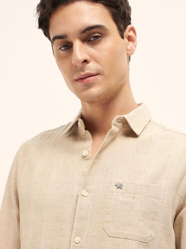Image of THE Bear House Men's Checkered Slim Fit Shirt