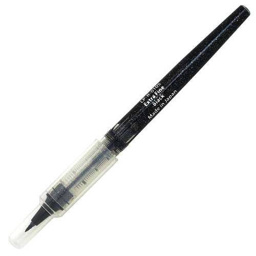 Kuretake ZIG Letter Pen COCOIRO Refill Extra-Fine, Black (LP-R-010S), black ink
