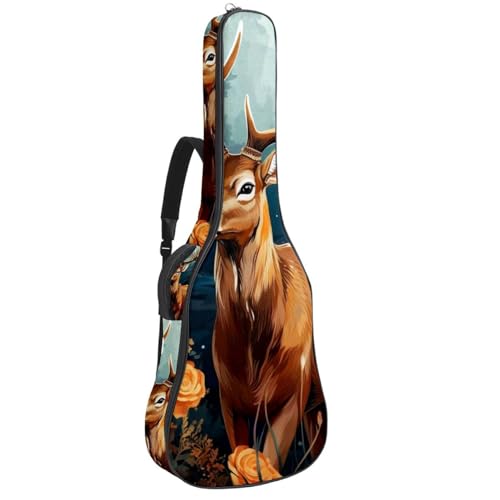 Sac pour guitare étanche à plusieurs poches avec éponge de protection