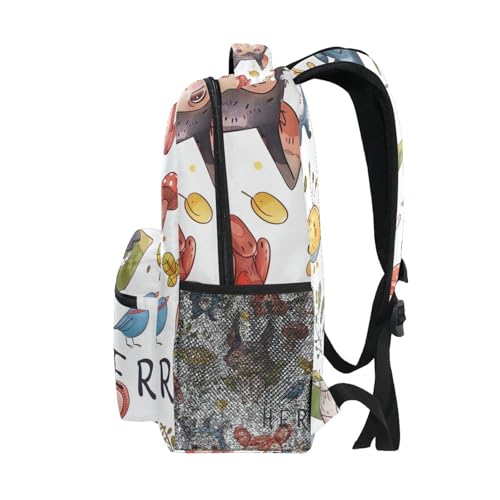 YETTASBIN Animal Backpack for Men Women, Waterproof High/Middle School Bookbag Lightweight Laptop Travel Daypack with Multiple Pockets for Teens Boys Girls4