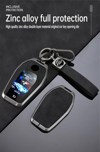 Cadeau idéal coque de clé BMW en cuir et zinc pour Série 5 et 7 - 3