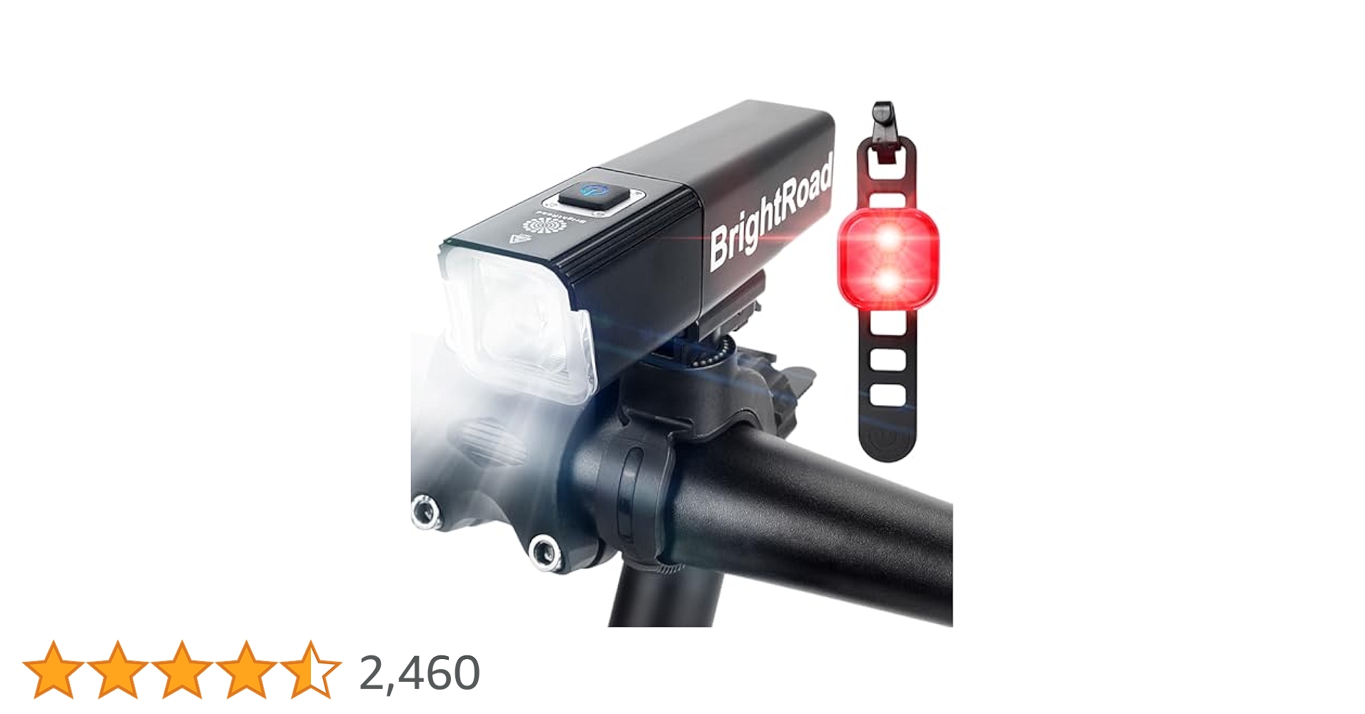 BrightRoad Professional Bike Headlight with FL1 800 Lumens