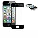 Vetro Frontale per Apple iPhone 4S Nero Compatibile BOMAItalia