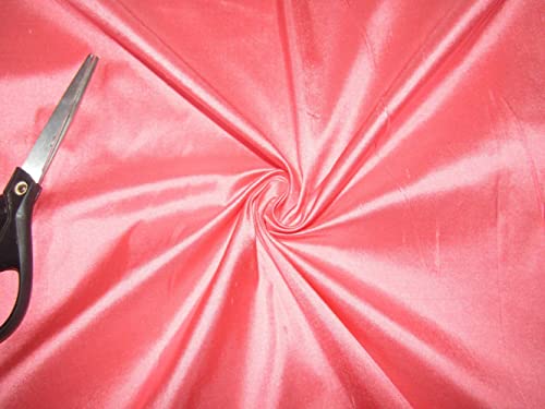 Soie 100% pure rose 137 cm tissu au mètre pour robe de mariée et création mode