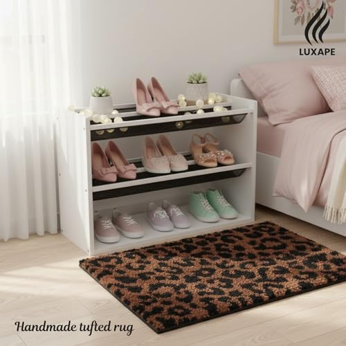 Tapete estampado leopardo hecho a mano 75 cm miniatura 4