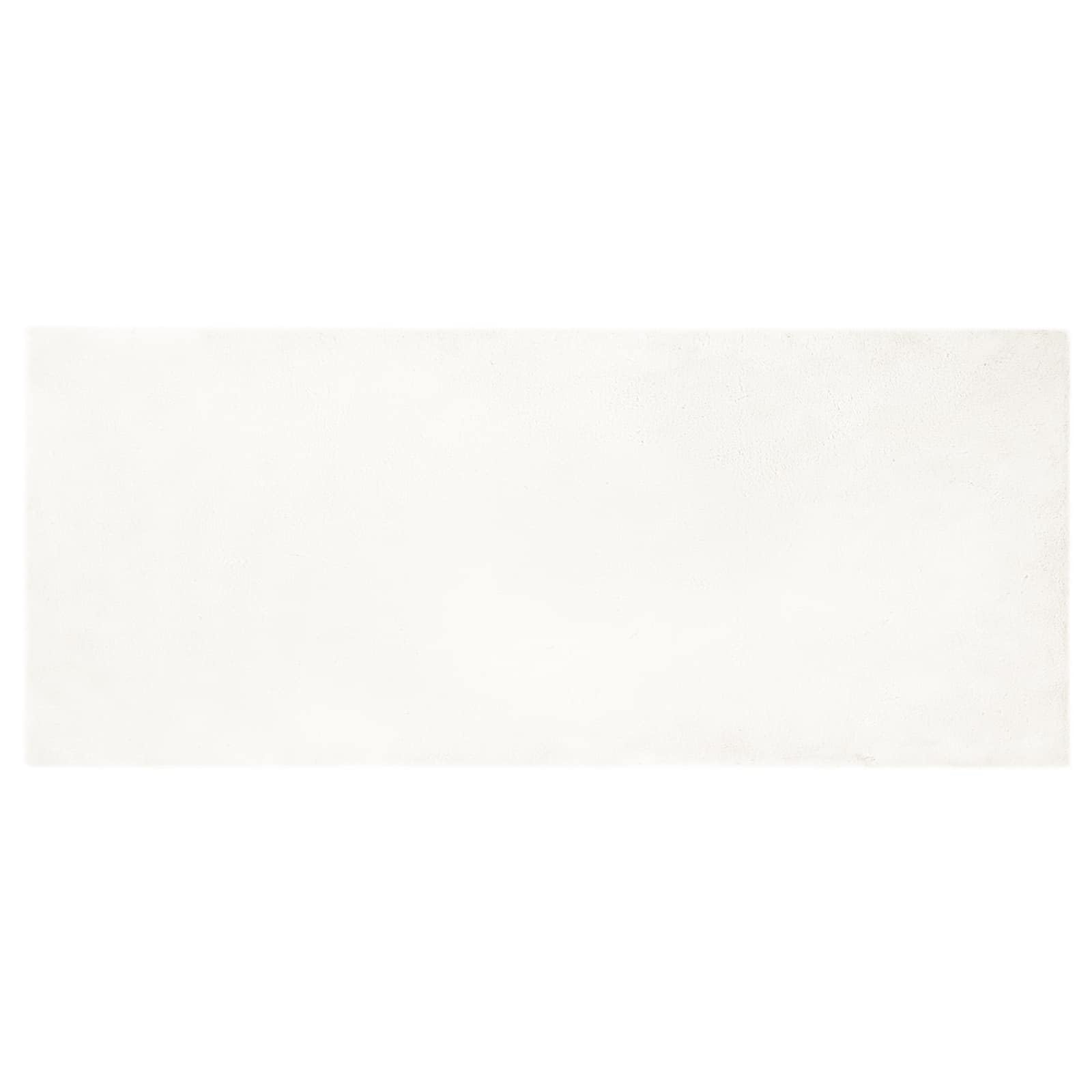 Tapis en fausse fourrure de lapin antidérapant et moelleux 80x200 cm