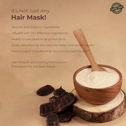Image of Hair Growth Mask with Hibiscus, Rosemary & Fenugreek Seeds, Ready-to-Apply 150g
