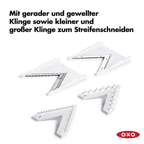 Foto von OXO Good Grips Gemüsehobel/Küchenreibe mit V-Klinge aus Edelstahl