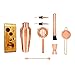 Coctelera Cócteles Coctelera de cóctel de cóctel haciendo mate negro de 11 piezas de acero inoxidable Cocktail Shaker Set Herramienta de barra para mezclar margarita, manhattan Coctelera de Cóctel