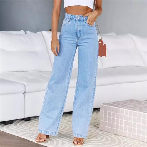 Womens Jeans Loose Boyfriend Jeans Y2K Denim Pants Jeans Pants Trousers Denim Straight Leg Jeans Baggy Casual Loose Jean3