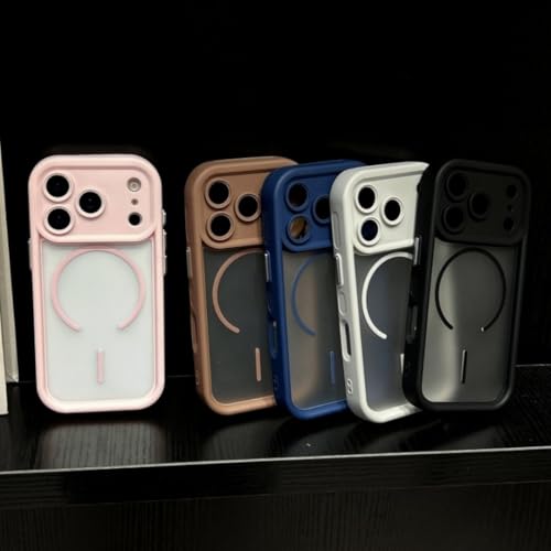 Coque magnétique iPhone 17 marron pour éviter la casse du verre - 5