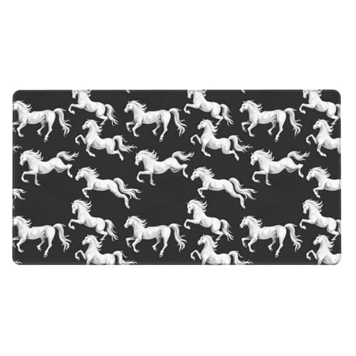 Tapis de souris pour le travail grand format, sous-main ordinateur portable et gaming