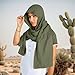 seewavom Unisex Fashion Shawl Scarf Capes Medieval Cape Shawl Scarfs Hooded Linen Hooded Cowl