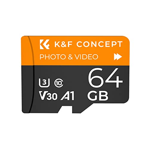 K&F Concept }CN card 64GB }CN J[h }CN [J[h ϊA_v^[t UHS-I U3 C10 V30 A1 tHD 4K ő95MB/s ƒphƃJ/J/gCJ/hCuR[_[
